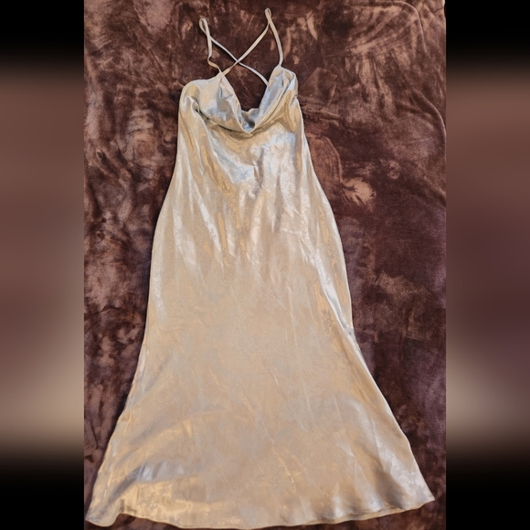 Soft tie-back, cowl-neck dress - Picture 1 of 3